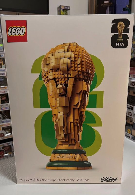 LEGO FIFA World Cup 2026 Trophy Set 43020 with 2,842 pieces factory sealed collectible