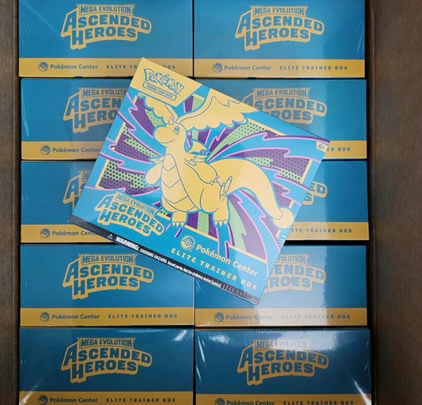 Pokémon Mega Evolution Ascended Heroes Elite Trainer Boxes factory sealed
